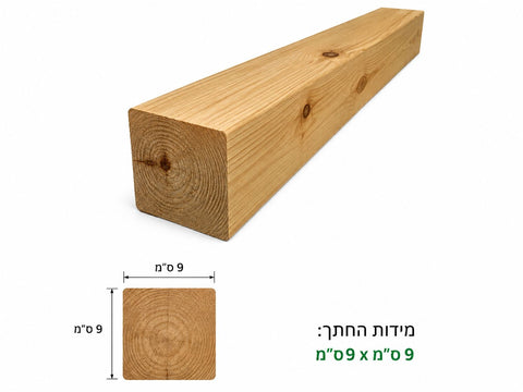פרגולה משופעת על עמודים
